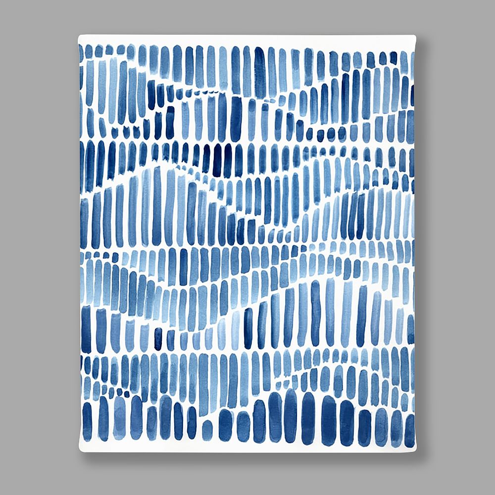Minted&#174; Indigo Rhythm Canvas Art by Kristi Caterson