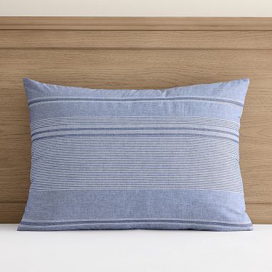 Owen Stripe Standard Sham, Blue Multi