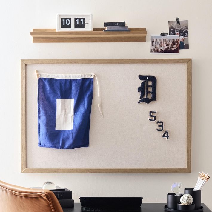 No Nails Framed Pinboard (36&quot;x24&quot;)