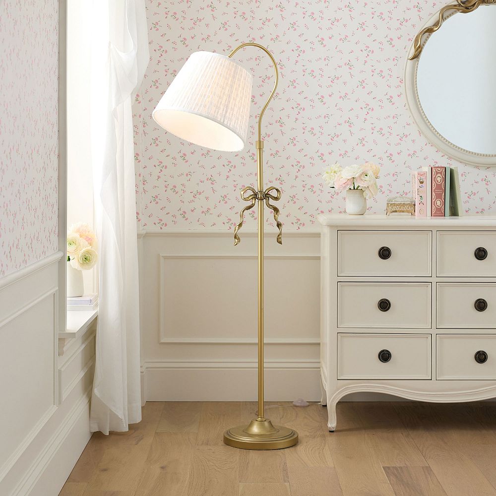 LoveShackFancy Eyelet Bow Floor Lamp (60&quot;)