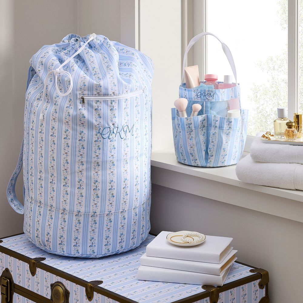 LoveShackFancy Palace Walls Shower Caddy &amp; Laundry Bag Set