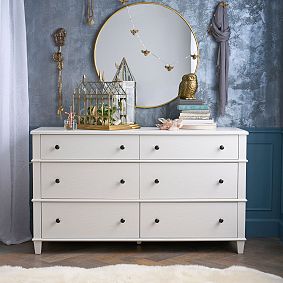 Briar 6-Drawer Wide Dresser (56w x 19d&quot;)