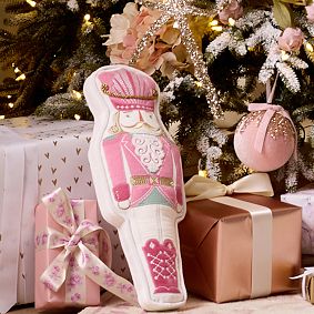 LoveShackFancy Nutcracker Shaped Pillow