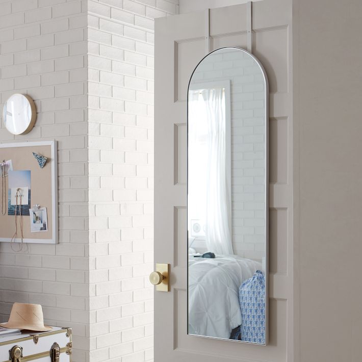 Over-the-Door Arched Mirror (15&quot;x47&quot;)