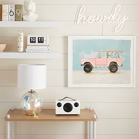 Minted&#174; Surf Pink Framed Wall Art