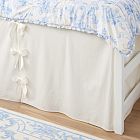 LoveShackFancy Vaulted Single XL Bows Bedskirt
