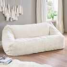 Polar Bear Ivory Double Modern Lounger