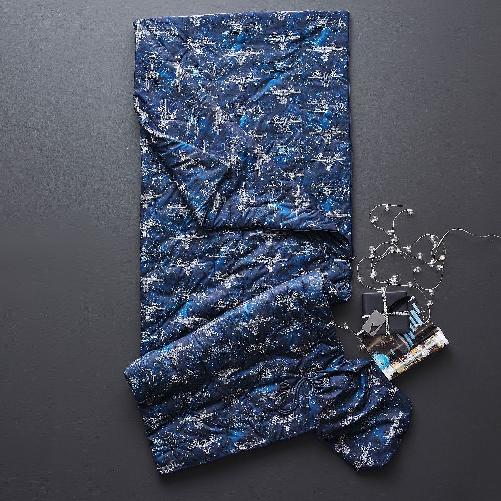 <em>Star Trek</em>&#8482; Space Glow-in-the-Dark Sleeping Bag