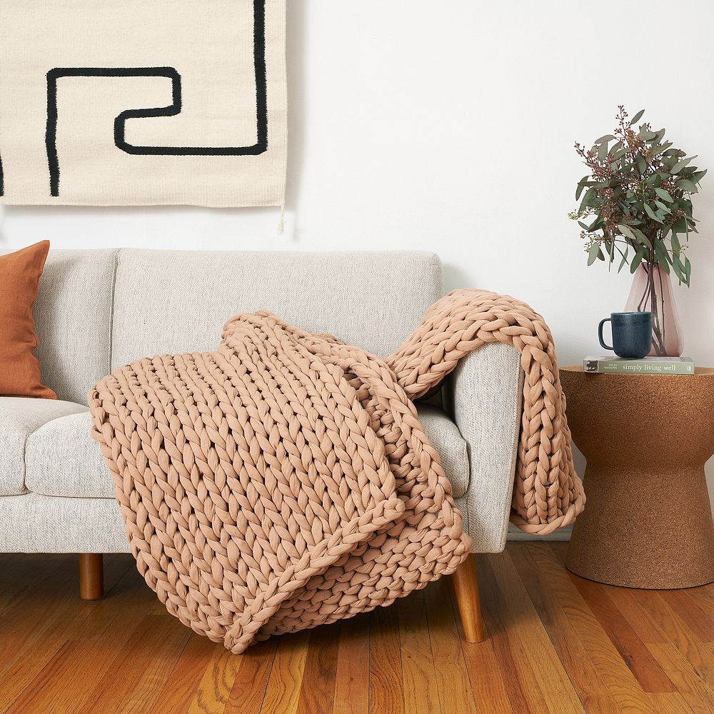 Bearaby Tencel Tree Napper Weighted Blanket