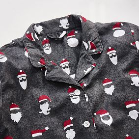 Cool Santa Organic Flannel Pajama Set