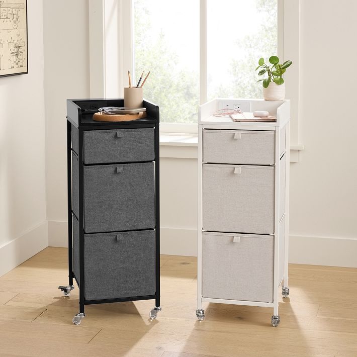 Tall Plug-In Rolling Cart (35&quot;)