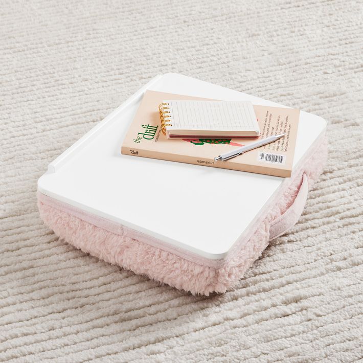 Simple Cozy Sherpa Blush Lapdesk