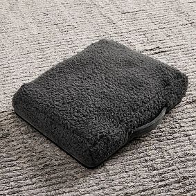 Simple Cozy Sherpa Charcoal Lapdesk
