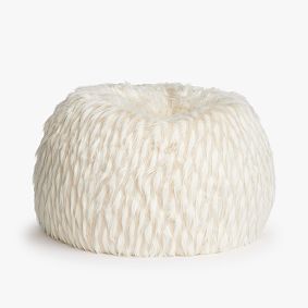Winter Fox Faux Fur Bean Bag Chair Slipcover Only