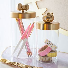 Hello Kitty&#174; Lidded Glass Containers, Set of 2
