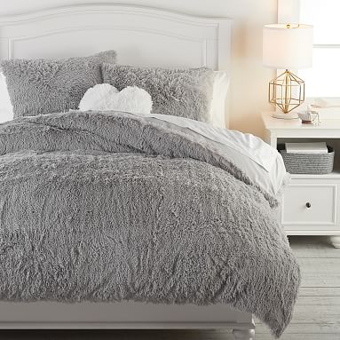 Super Fluffy Duvet, Single, Stone Grey