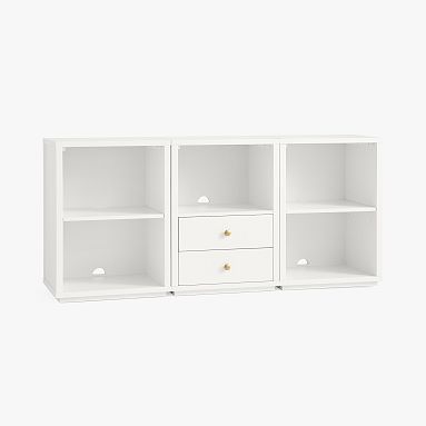 Keaton 5-Cubby Bookcase with Drawers (66&quot;)