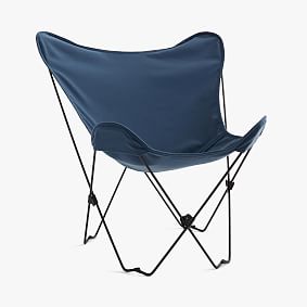 Canvada Ink Blue Outdoor Butterfly Chair
