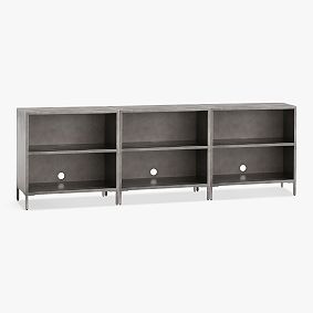Locker 2-Cubby Bookcase, Set of 3 (90&quot;)