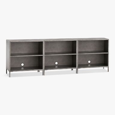 Locker 2-Cubby Bookcase, Set of 3 (90&quot;)