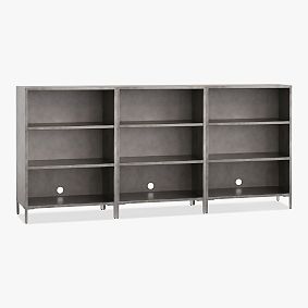 Locker 3-Cubby Bookcase, Set of 3 (90&quot;)