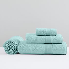 Quick-Dry Towel &amp; Bath Mat Set - Classic Navy