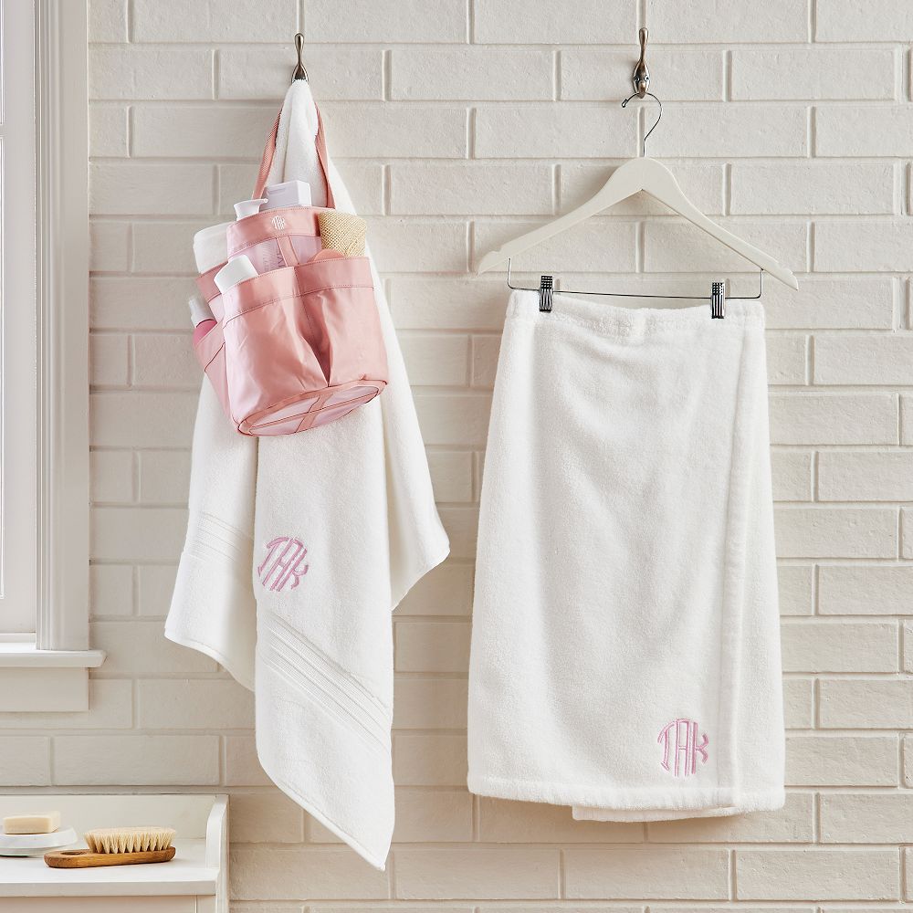Classic Shower Caddy &amp; Bath Wrap Set