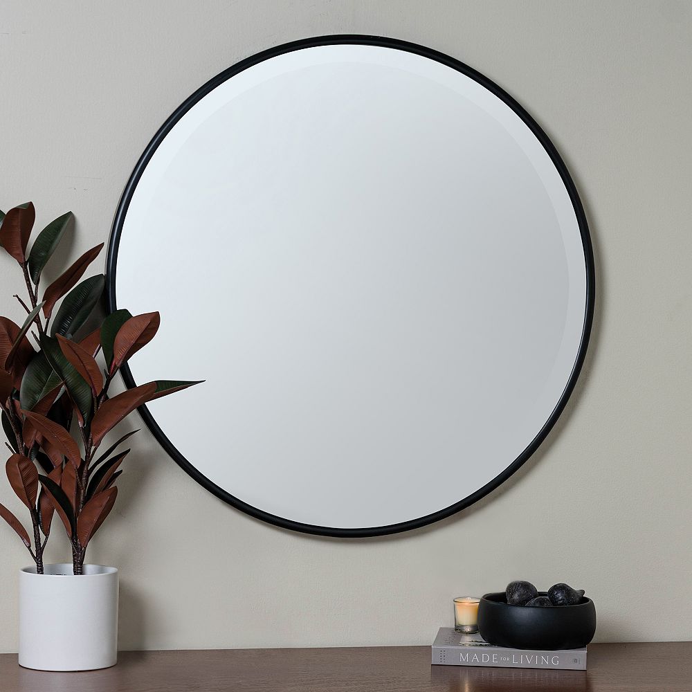 Jensen Black Wall Mirror (35&quot;)