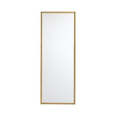 Micro Bead Over The Door Mirror, Gold