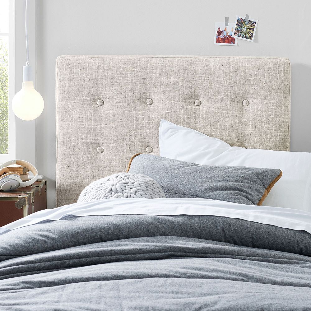 No Nails Tufted Wall Mounted Headboard