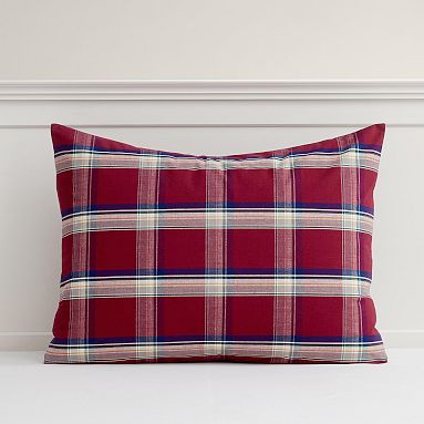 New England Plaid Standard Sham