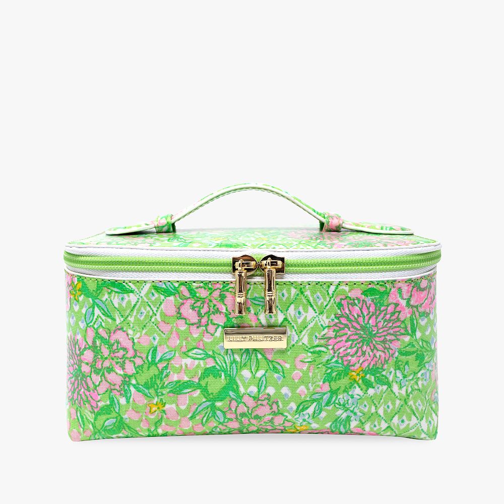 Lilly Pulitzer Lime Feeling Good Vanity Case