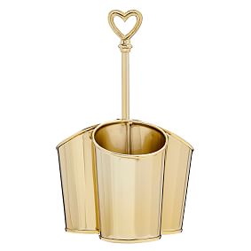 Emily &amp; Meritt Gold Makeup Organizer Cstandard-parcel