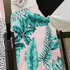 Emily &amp; Meritt Palm Leaf Beach Towel