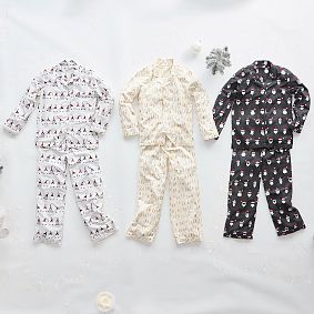 Cool Santa Organic Flannel Pajama Set