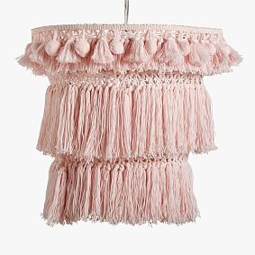 Layered Plug In Pendant Fringe
