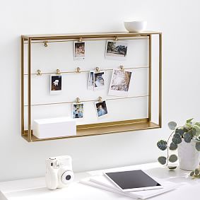 Metal Ledge With Photo Holder