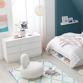 Bowen 6-Drawer Wide Dresser (56w x 19d&quot;)