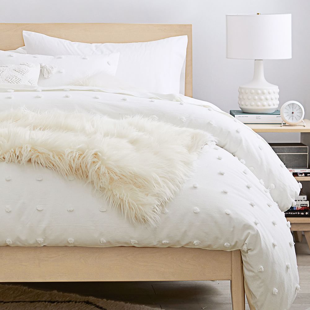 Tufted Dot Duvet Cover
