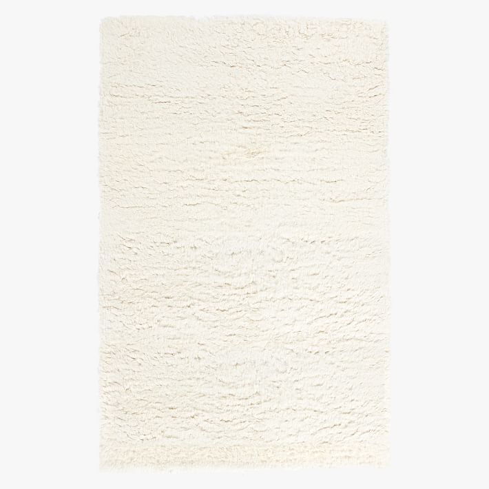 Ultra Plush Shag Wool Rug - Ivory