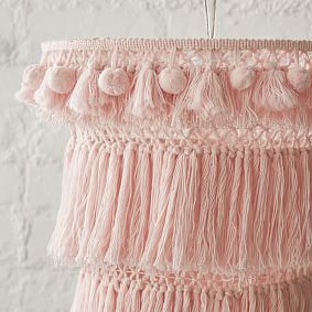 Layered Plug In Pendant Fringe