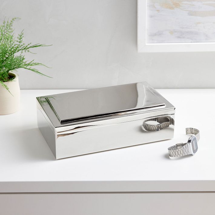 Silver Engravable Keepsake Box