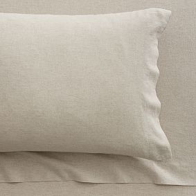Linen Cotton Sheet Set, Double, Natural Linen