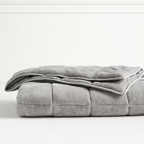Weighted Throw, 50x60, Light Grey