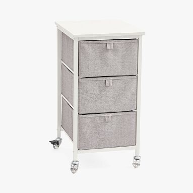 Rolling 3 Drawer Cart