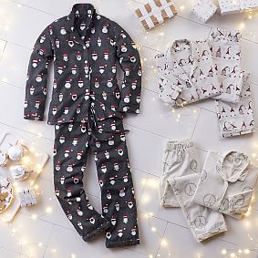 Cool Santa Organic Flannel Pajama Set