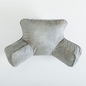 Faux-Suede Backrest Pillow Cover