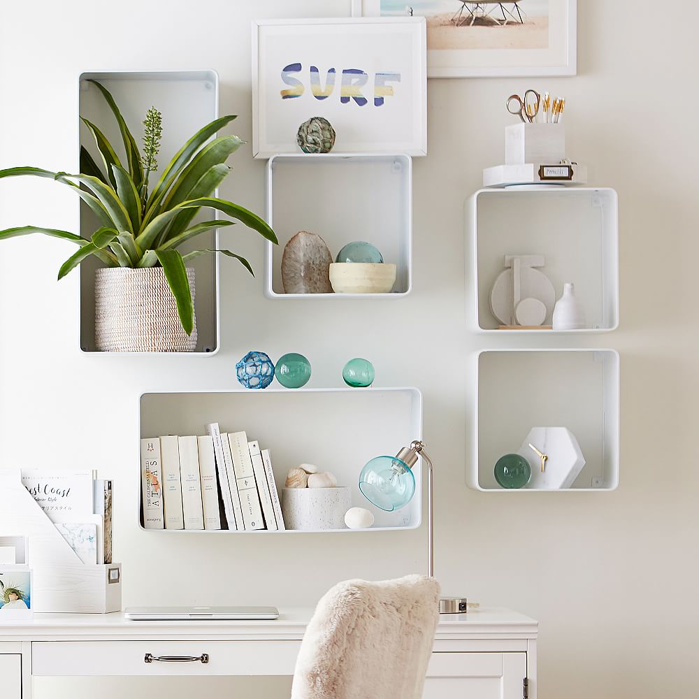 Metal Shaped Shelves
