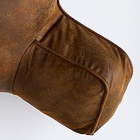Faux-Suede Backrest Pillow Cover