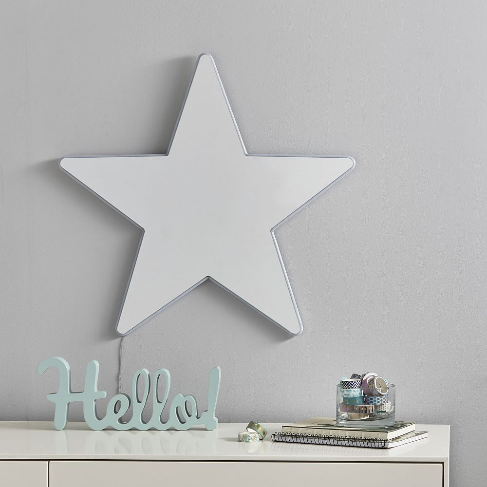 Framed LED Star Mirror